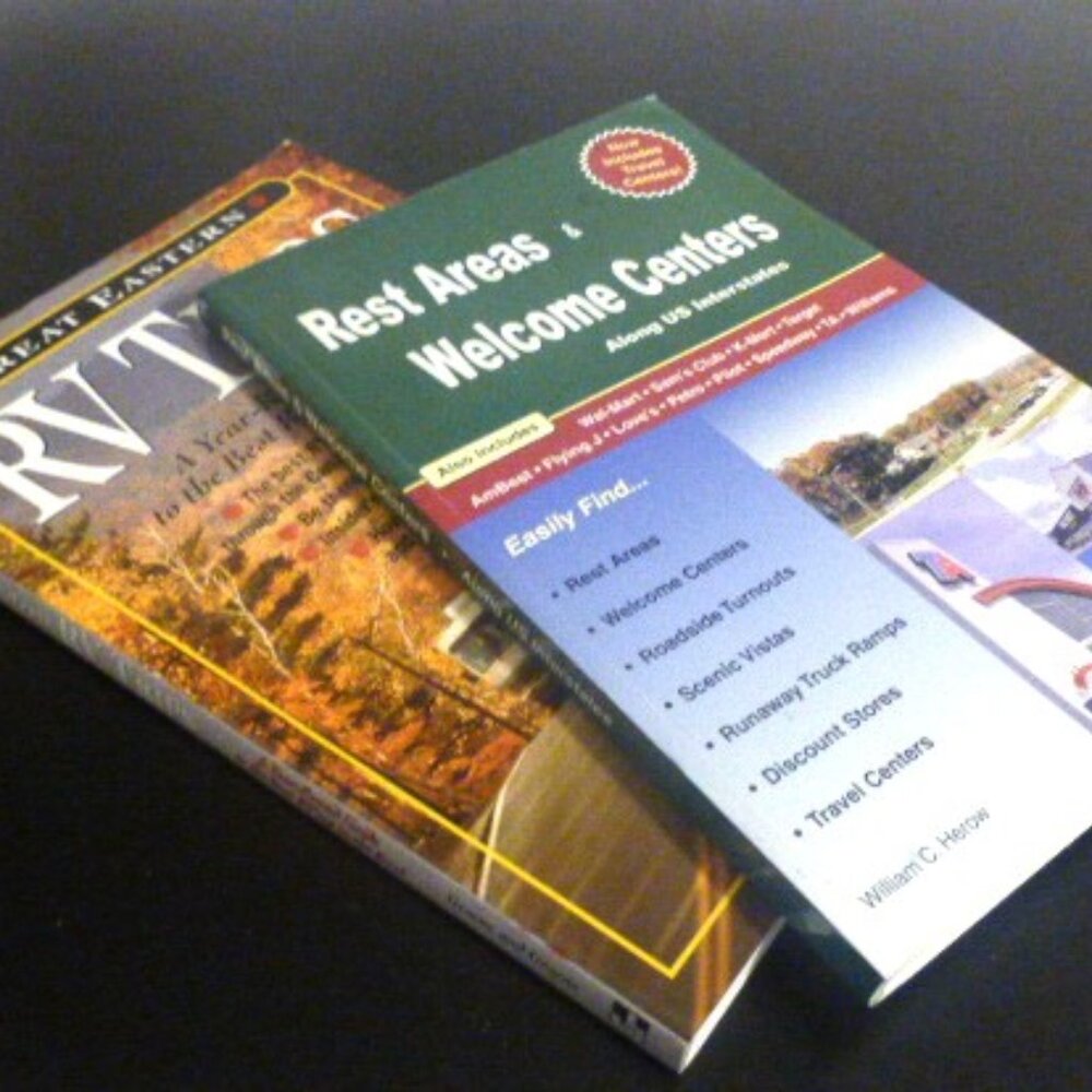 2 RV Books Great Eastern RV Trips & Rest Areas Welcome Centers US Interstate
